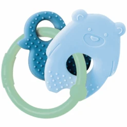 Nattou Beißring Bär & Ente Grün