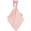 Nattou Beißring + Kuscheltuch Rosa