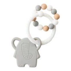 NATTOU Beißring Silikon In Blau