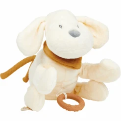 Nattou Charlie Spieluhr Hund Flanell Vanille