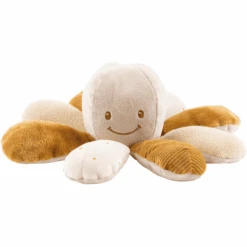 Nattou Lapidou Krake Aktivitätsspielzeug Karamell