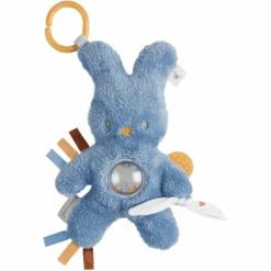 Nattou Lapidou Tipidou Kuscheltier Mit Aktivitäten Blau