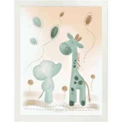 Nattou Luna Und Axel Poster Mit Rahmen 40 X 30 Cm