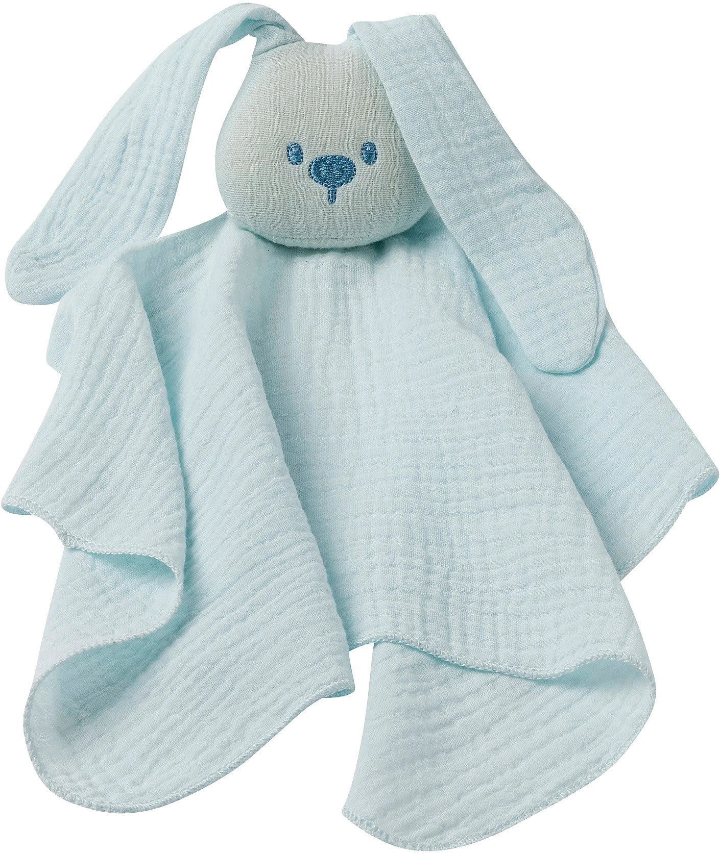 NATTOU Schnuffeltuch Häschen, Wasserblau 4 NATTOU Schnuffeltuch Häschen, Wasserblau – Bild 2