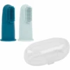 Nattou Set Mit 2 Babyzahnbürsten Blau