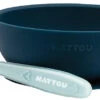 NATTOU SILICON Esslern Set 2 Teilig Schüssel In Blau -NATTOU nattou silicon esslern set 2 teilig schussel in blau