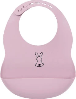 NATTOU SILICON Silikon Lätzchen Altes Rosa