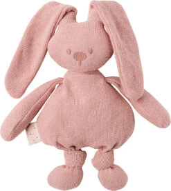 NATTOU Strick-Kuscheltier Häschen, Rosa