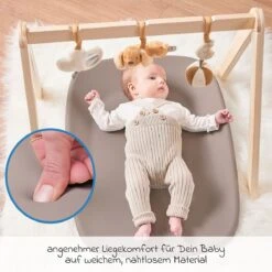 NATTOU Wickel-Set Mit Wickelunterlage Softy & Windeleimer In Braun -NATTOU nattou wickel set mit wickelunterlage softy and windeleimer in braun 7